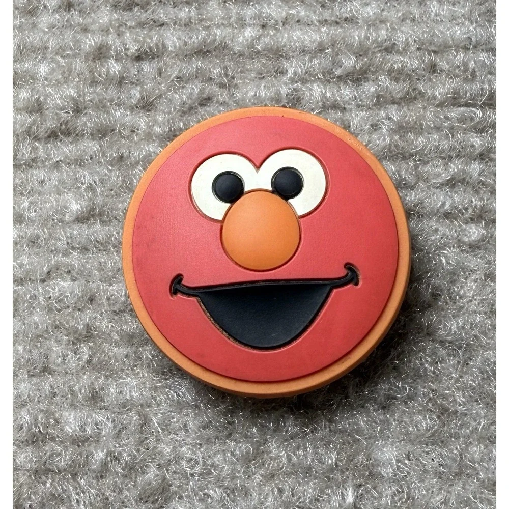 Crocs Jibbitz Elmo Sesame Street Red Face Shoe Charm – Kids Adult Plug Accessory
